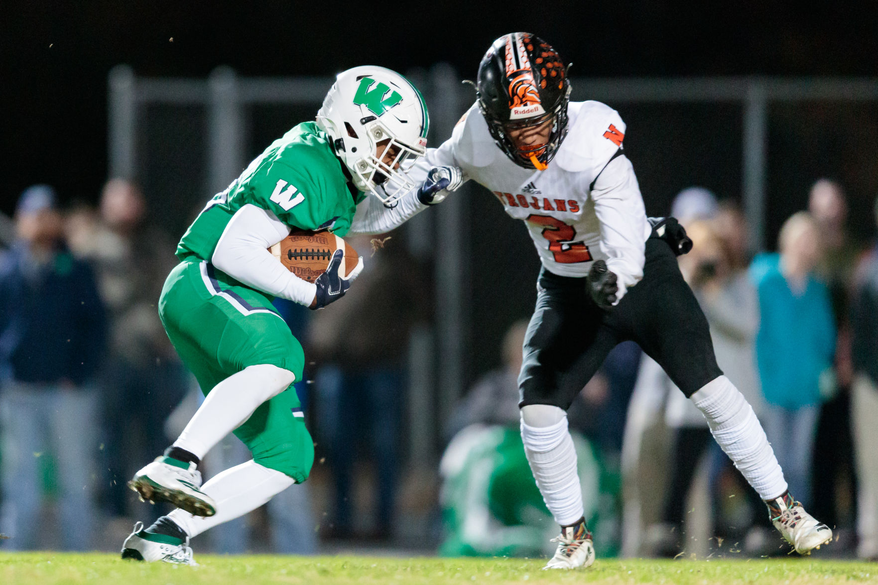 The Northwest Cabarrus Trojans fall to the Weddington Warriors in the third round of the 3AA State playoffs.
